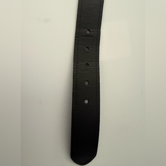 Men’s Bill Adler Genuine Leather Black Thick Belt - Picture 6 of 7